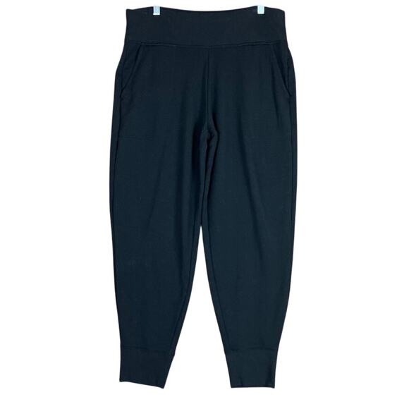 Athleta Womens Pants Black Venice Jogger High Rise Pull On Soft Stretch Large - Picture 1 of 11